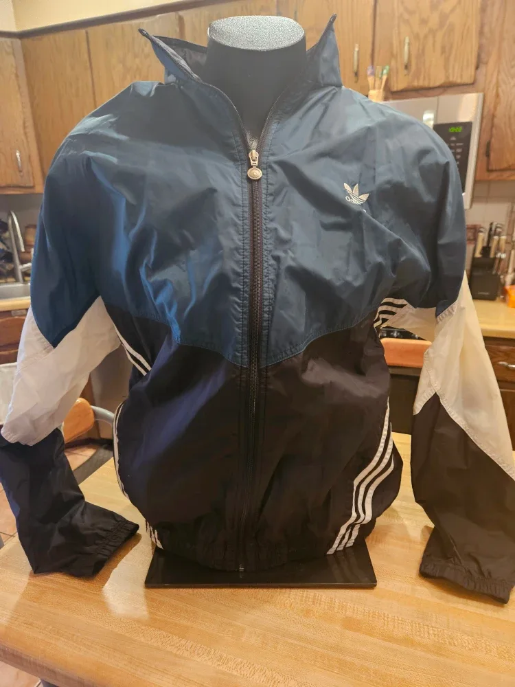Adidas Color Blocked Windbreaker Jacket
