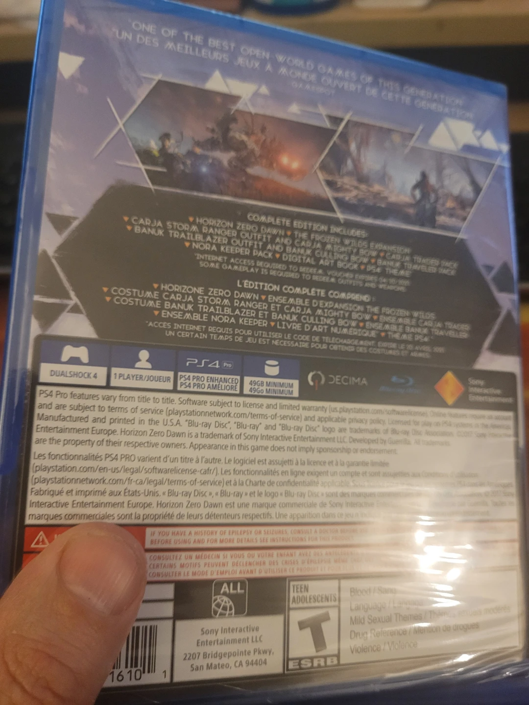 Horizon Zero Dawn Complete Edition PS4 NEW SEALED - photo 2