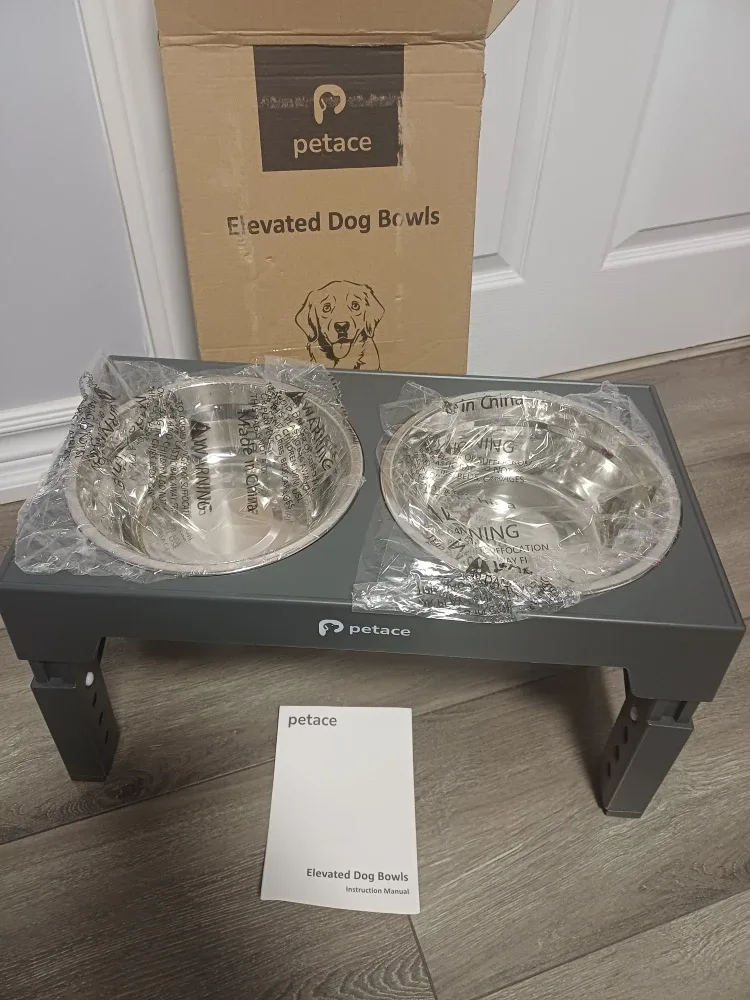 Petace Elevated Dog Bowls - New in Box! image indicator(2)