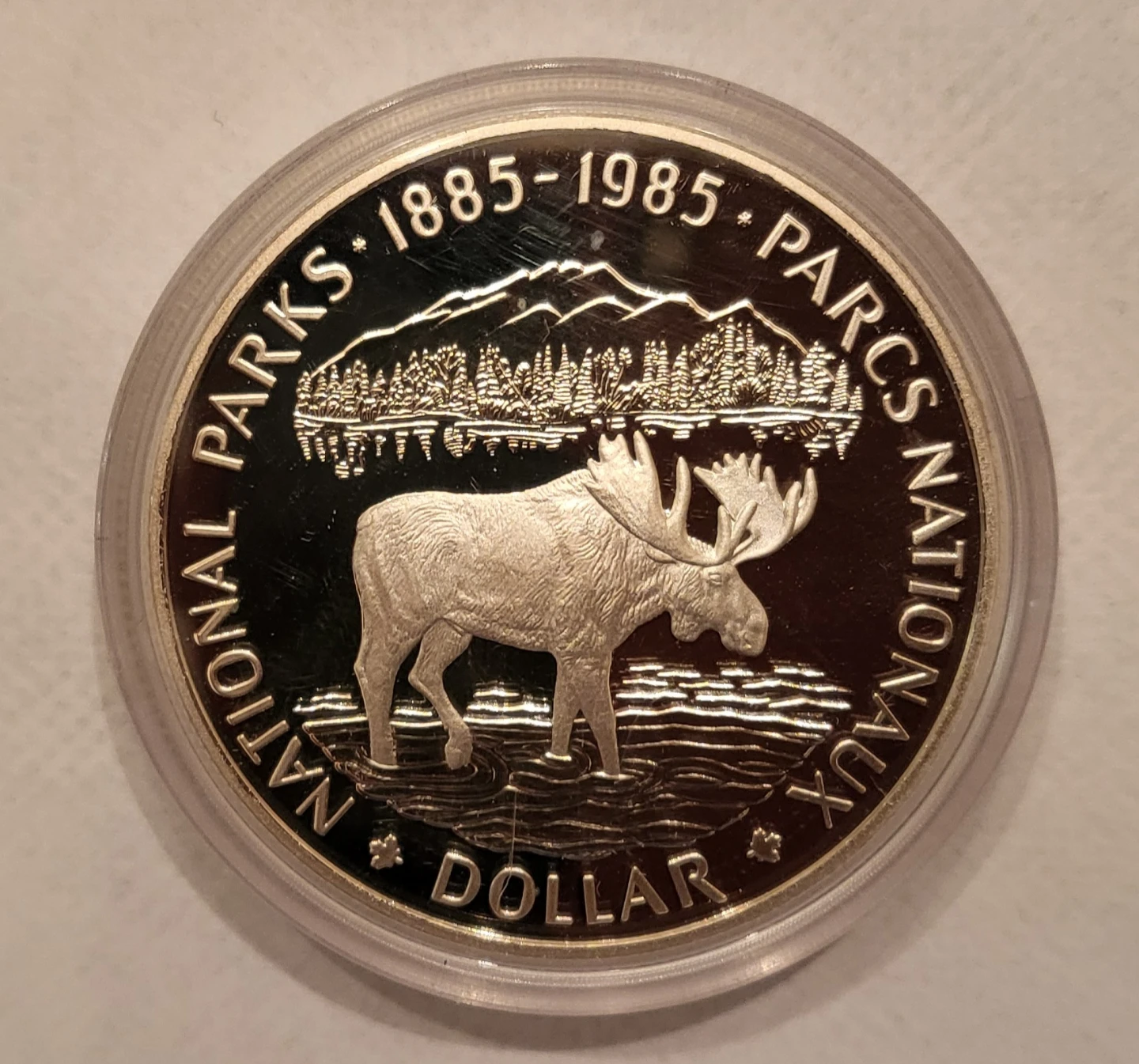 1985 National Parks Silver Dollar
