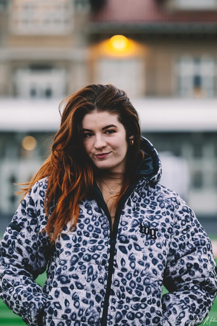 Wear Grace Spotted Puffer Jacket image indicator(5)