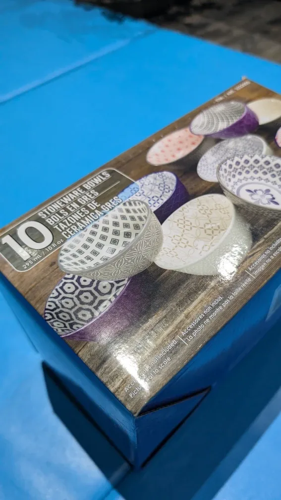 Signature Housewares Stoneware Bowls - 10 Piece Set