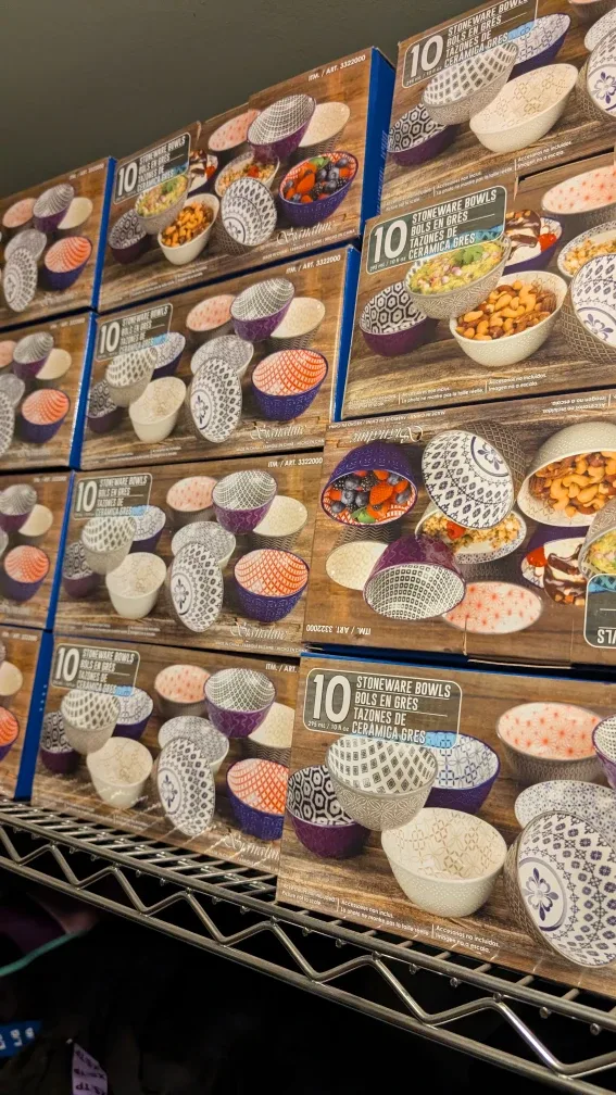 Signature Housewares Stoneware Bowls - 10 Piece Set image indicator(5)