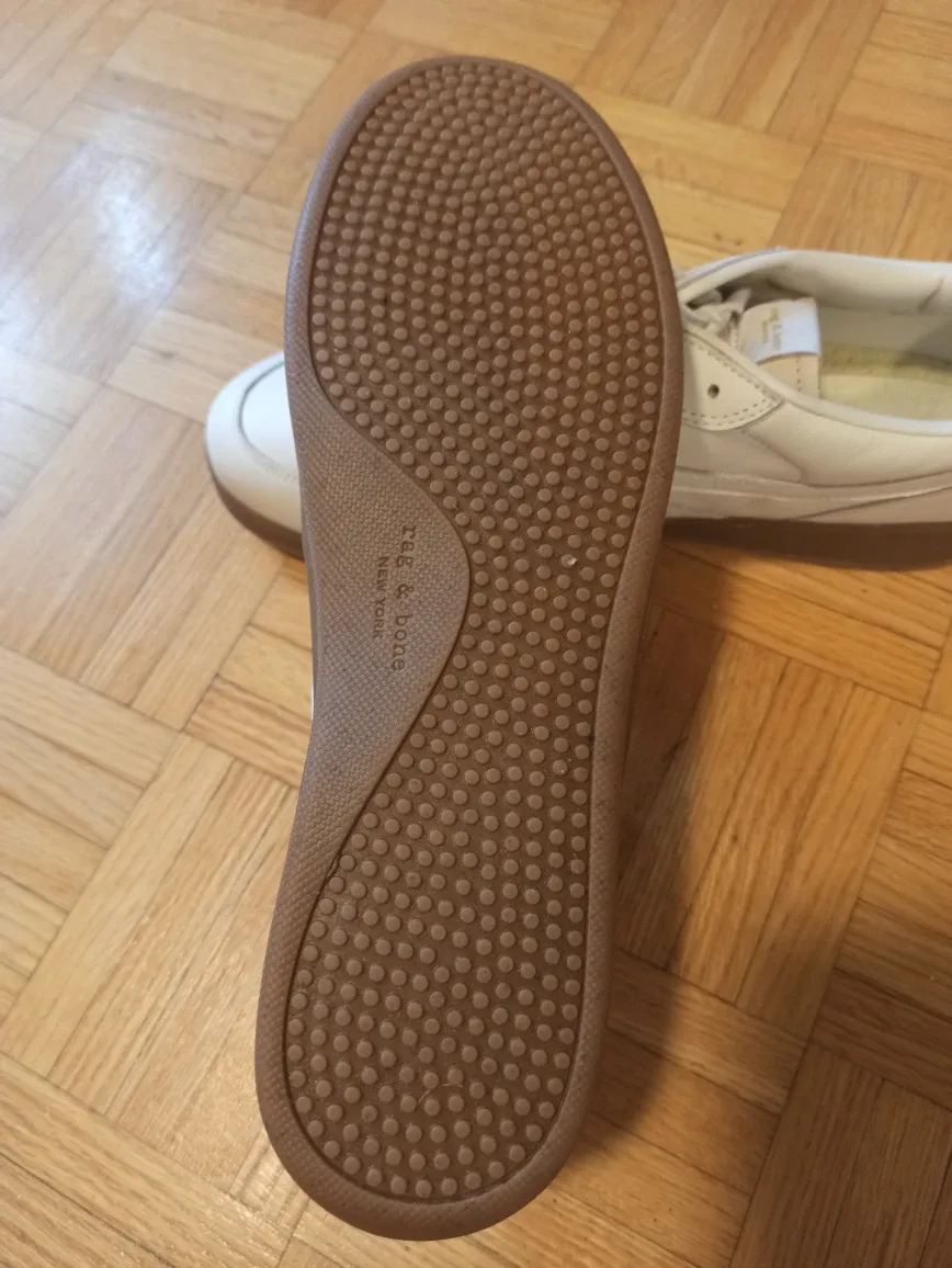 Rag & Bone White Leather Sneakers - Size 11 (US) image indicator(2)