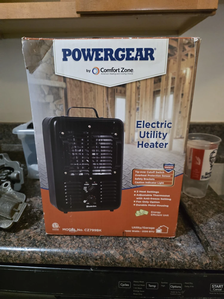 Power Gear Electric Utility Heater CZ799BK