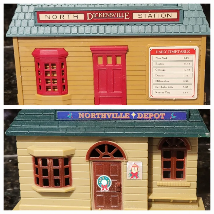 Lemax Northville Depot & Dickensville Stations