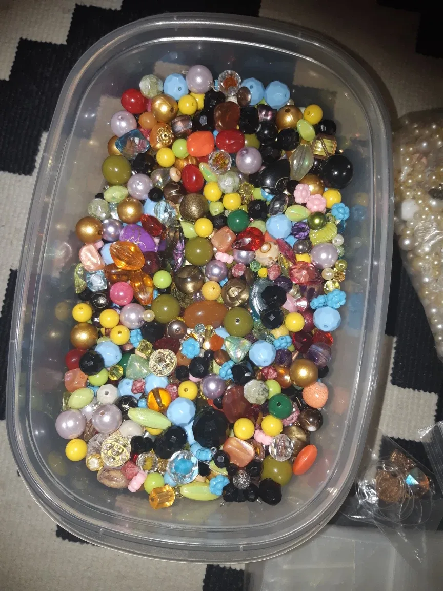 Mixed Beads Lot for Crafting thumbnail