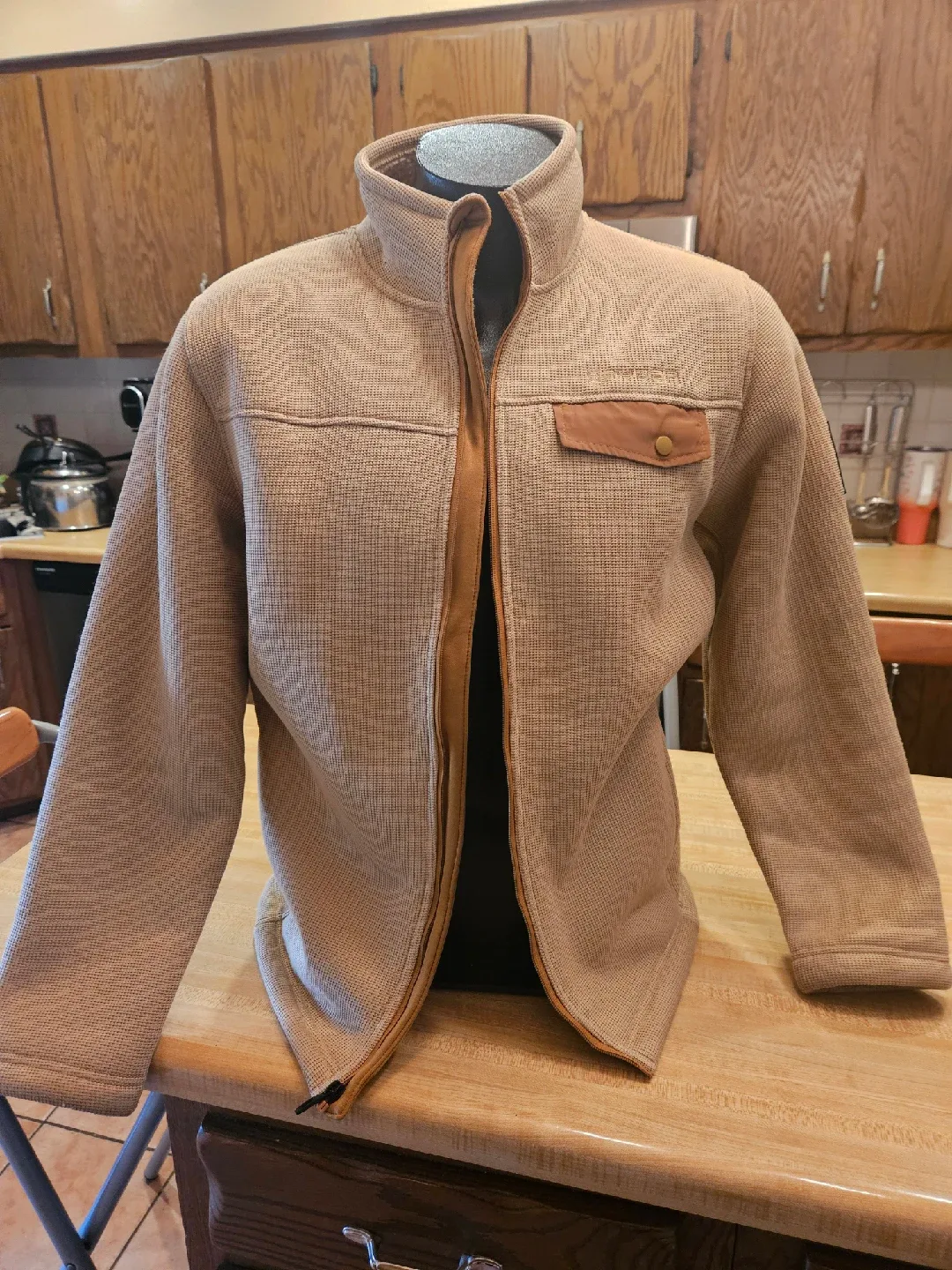 Spyder Waffle Fleece Jacket - Size M