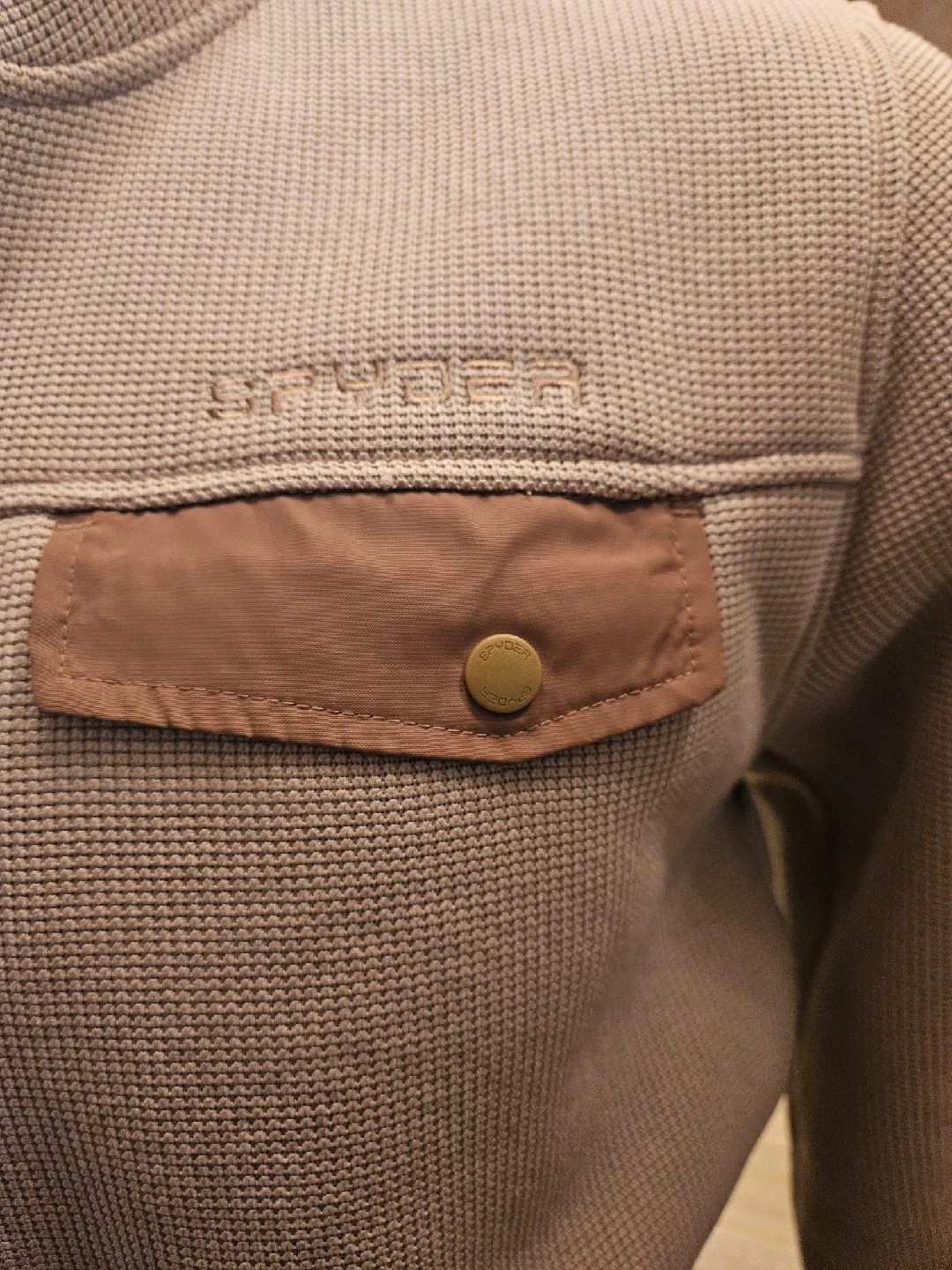 Spyder Waffle Fleece Jacket - Size M - photo 2