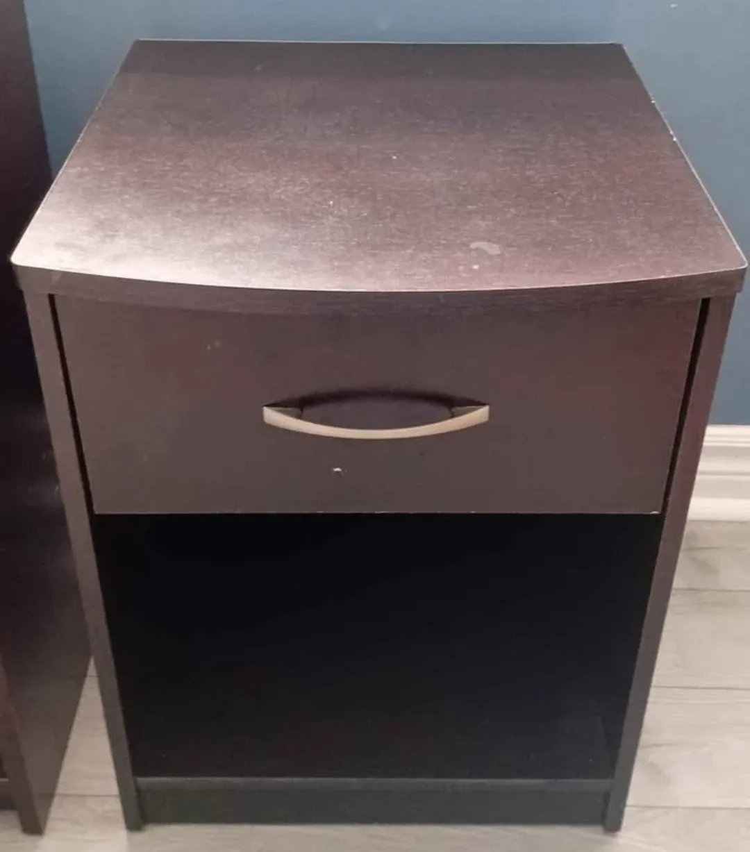 Brown Nightstand with Drawer image indicator(2)