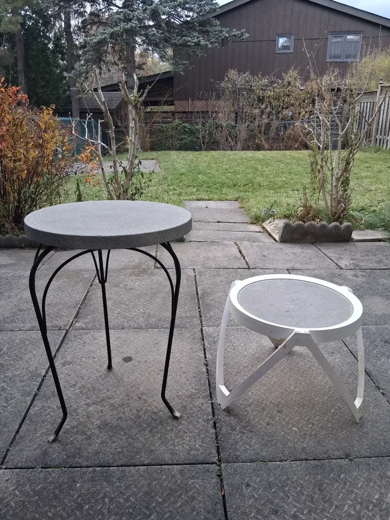 Two Outdoor Side Tables