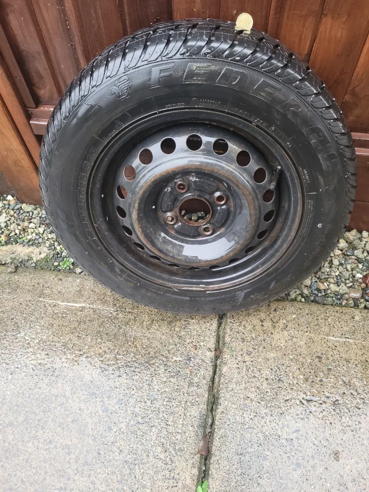 Winter tires with steel wheels 65 R15 91 H MS Federal 90+% tread image indicator(4)