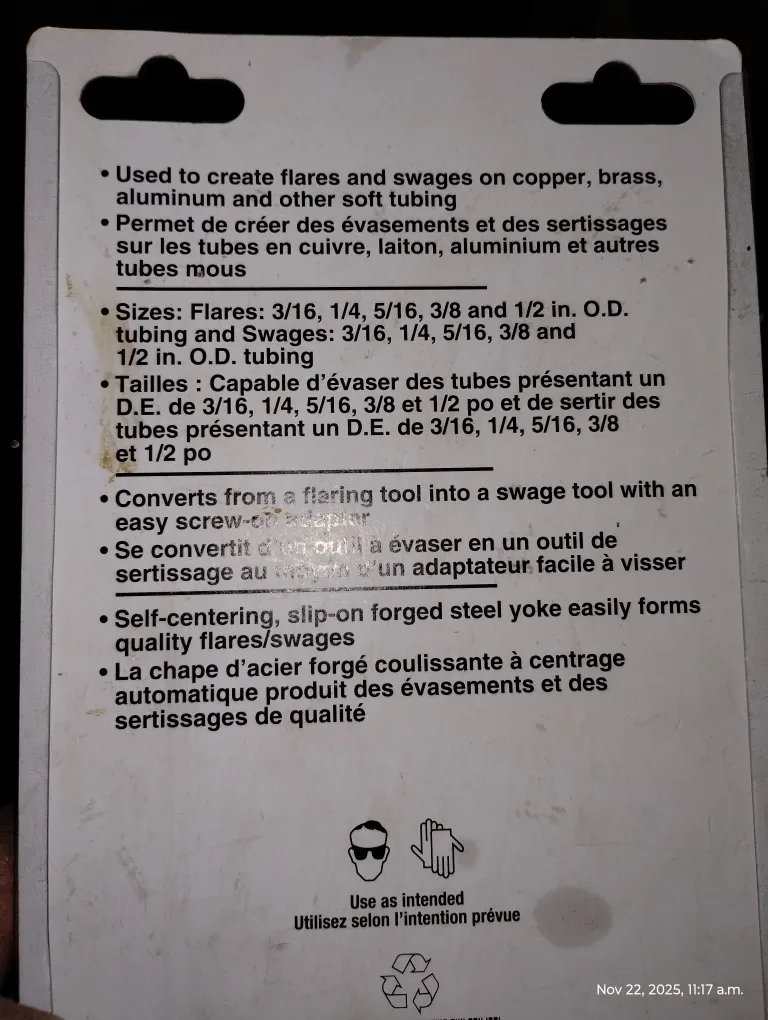 Power Fist Flaring and Swage Tool Kit - New image indicator(3)