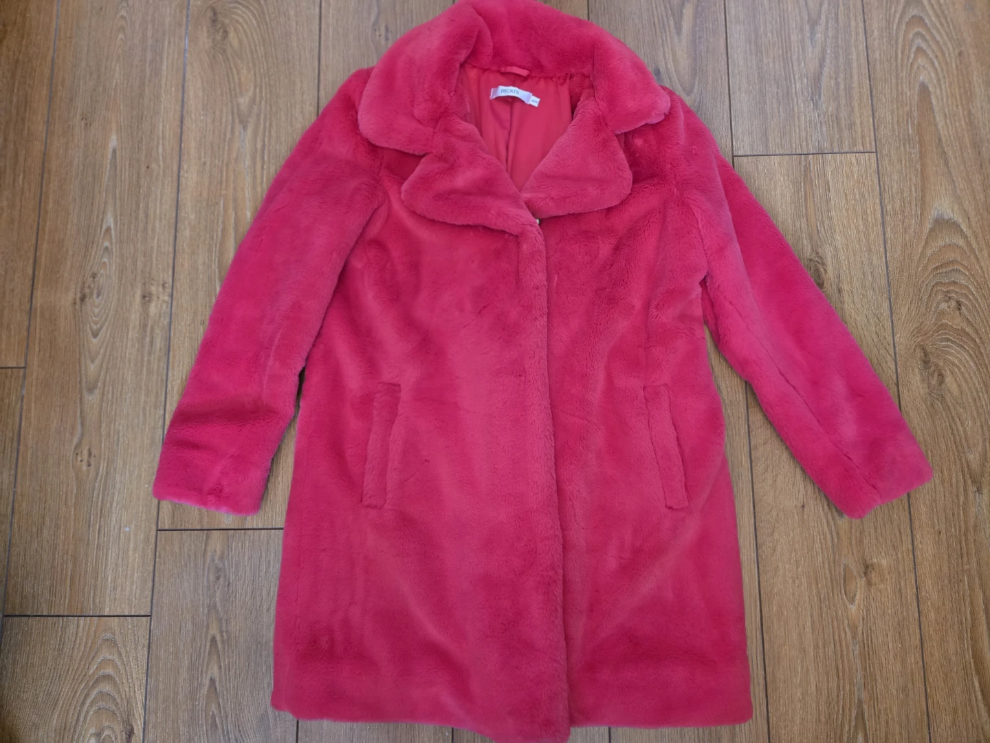 Ricki's Pink Faux Fur Coat Size XS - photo 5