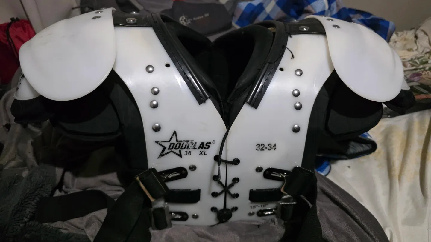 Douglas Football Shoulder Pads - Size 36 XL