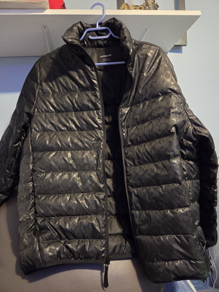 Coach Black Puffer Jacket