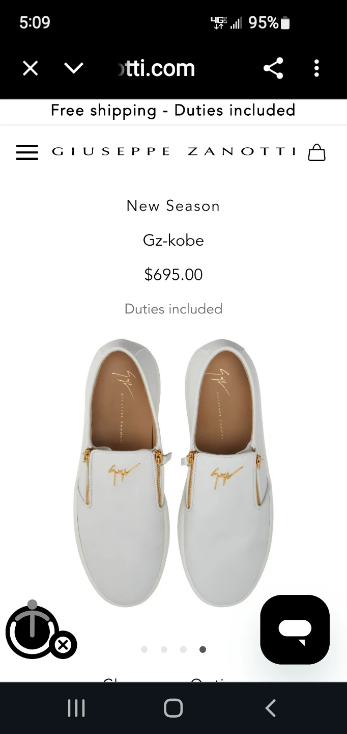 Giuseppe Zanotti Gz-kobe White Shoes