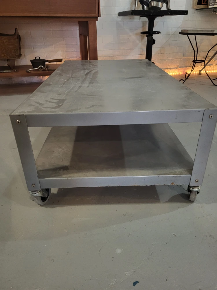 Metal Rolling Table - Industrial Style - photo 2