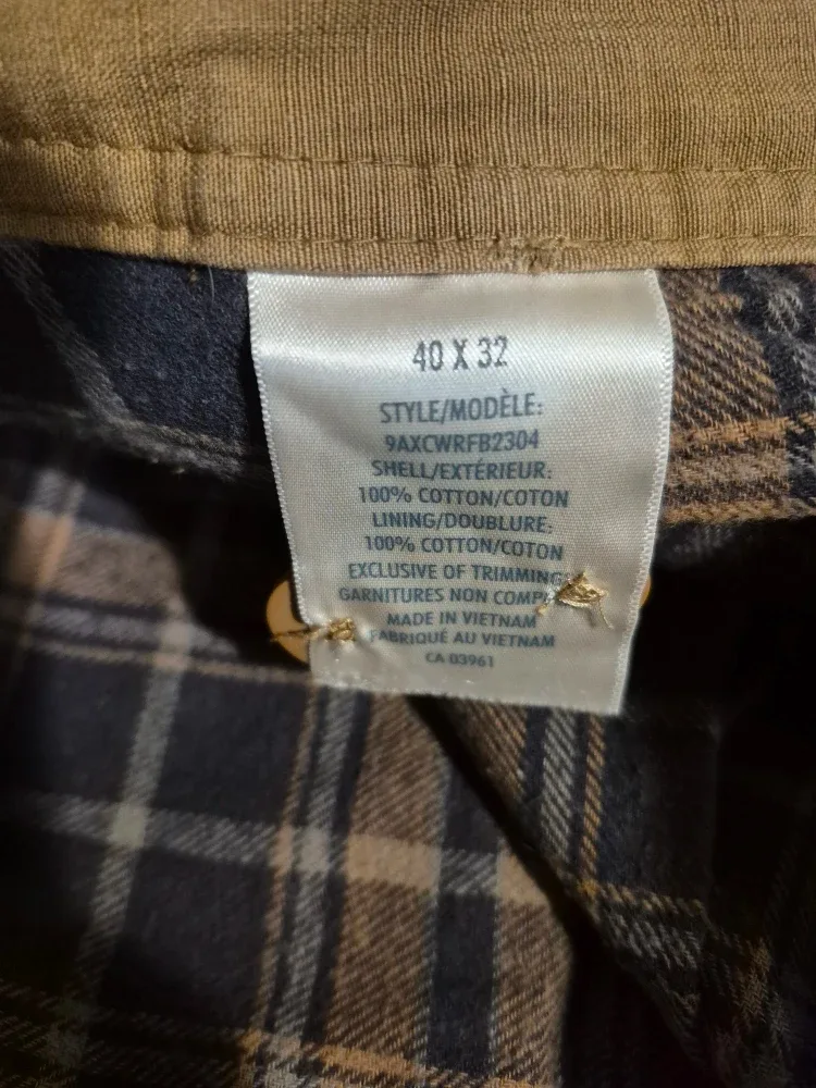 Wind River Outfitting Co. Cargo lined  Pants 40x32 image indicator(4)