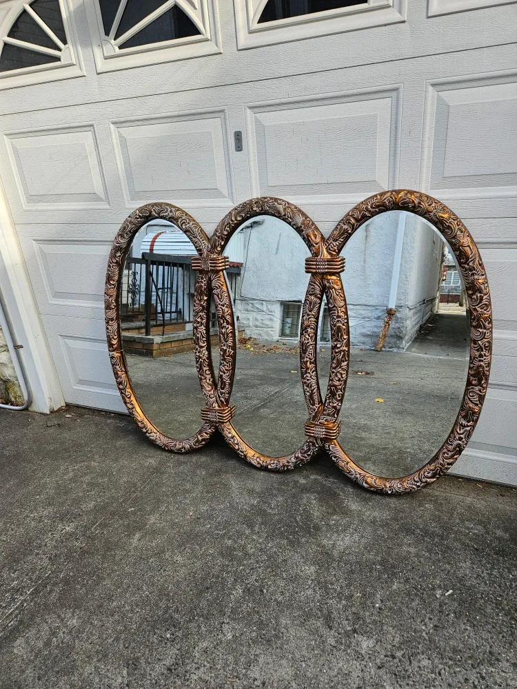 Beautiful large triple mirror