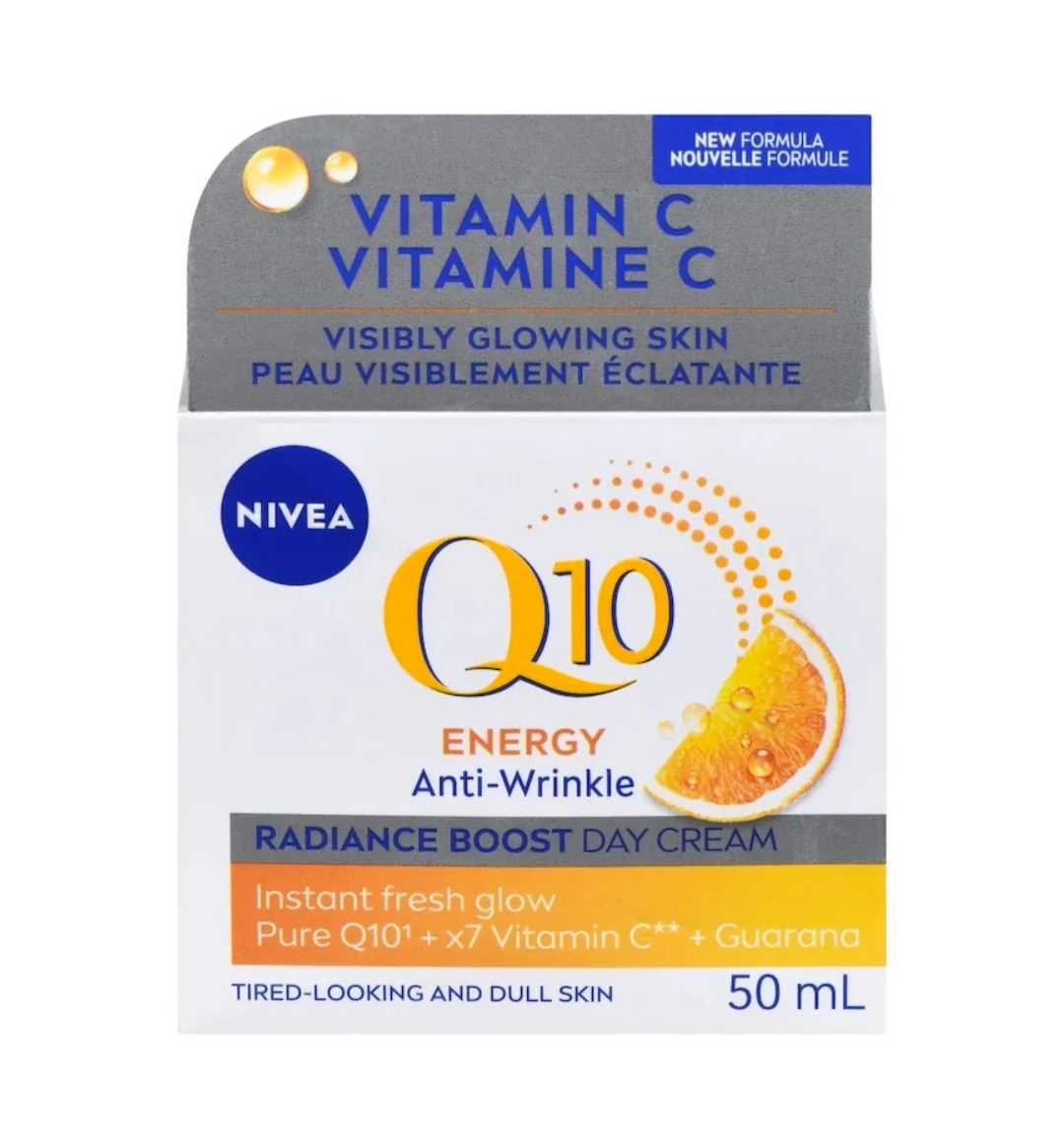 (NEW) Nivea Q10 Energy Anti-Wrinkle Radiance Boost Day Cream