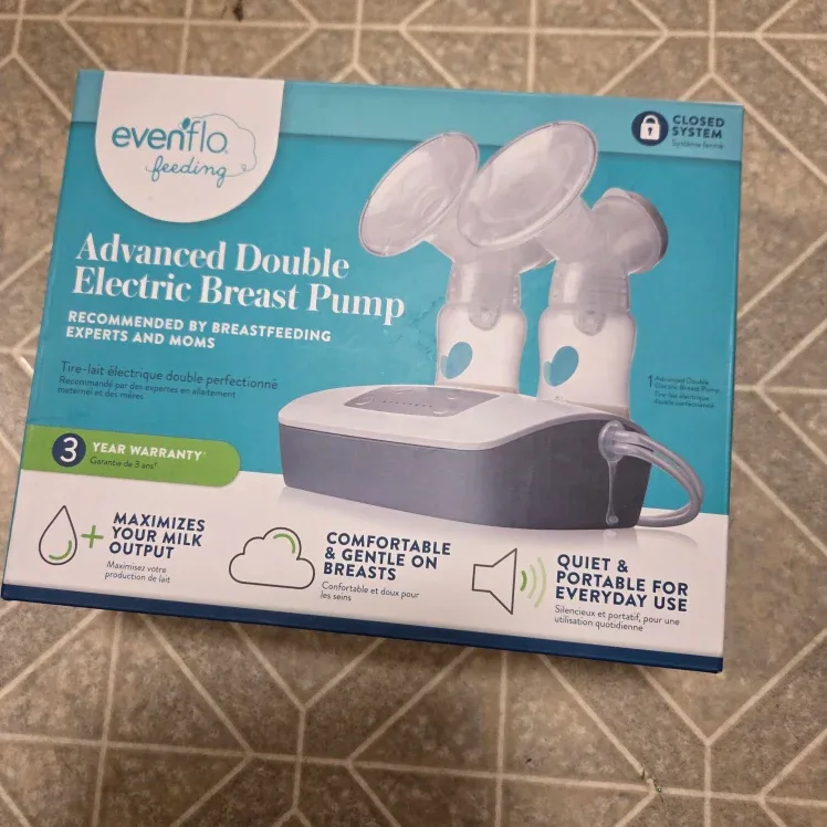 Evenflo Advanced Double Electric Breast Pump + Adorable Balm