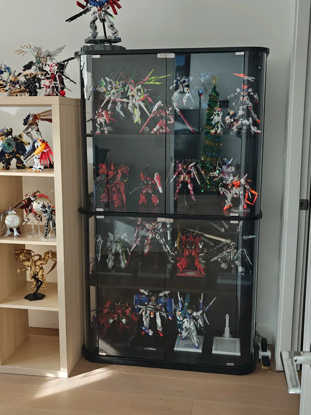 Black Display Cabinet with Glass doors - best offer image indicator(3)