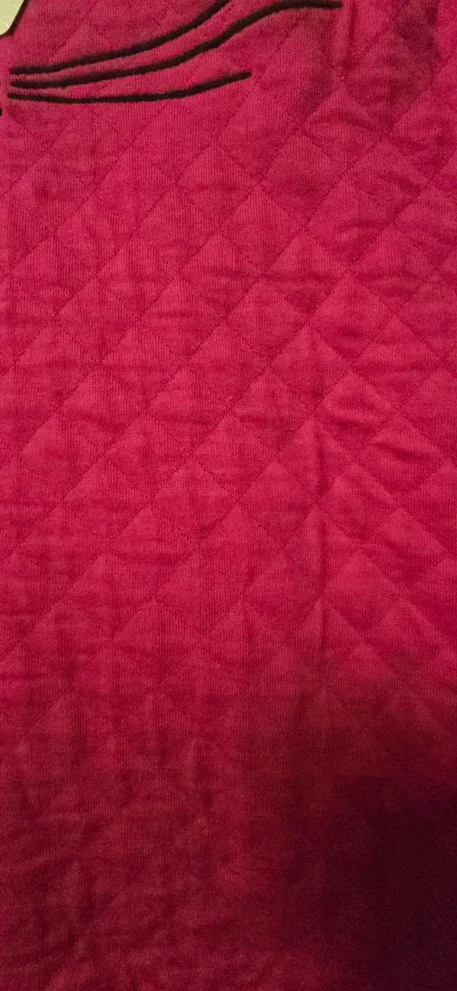 NEW! Gymboree Cat Face Quilted Pullover! - Size M (7-8) image indicator(3)