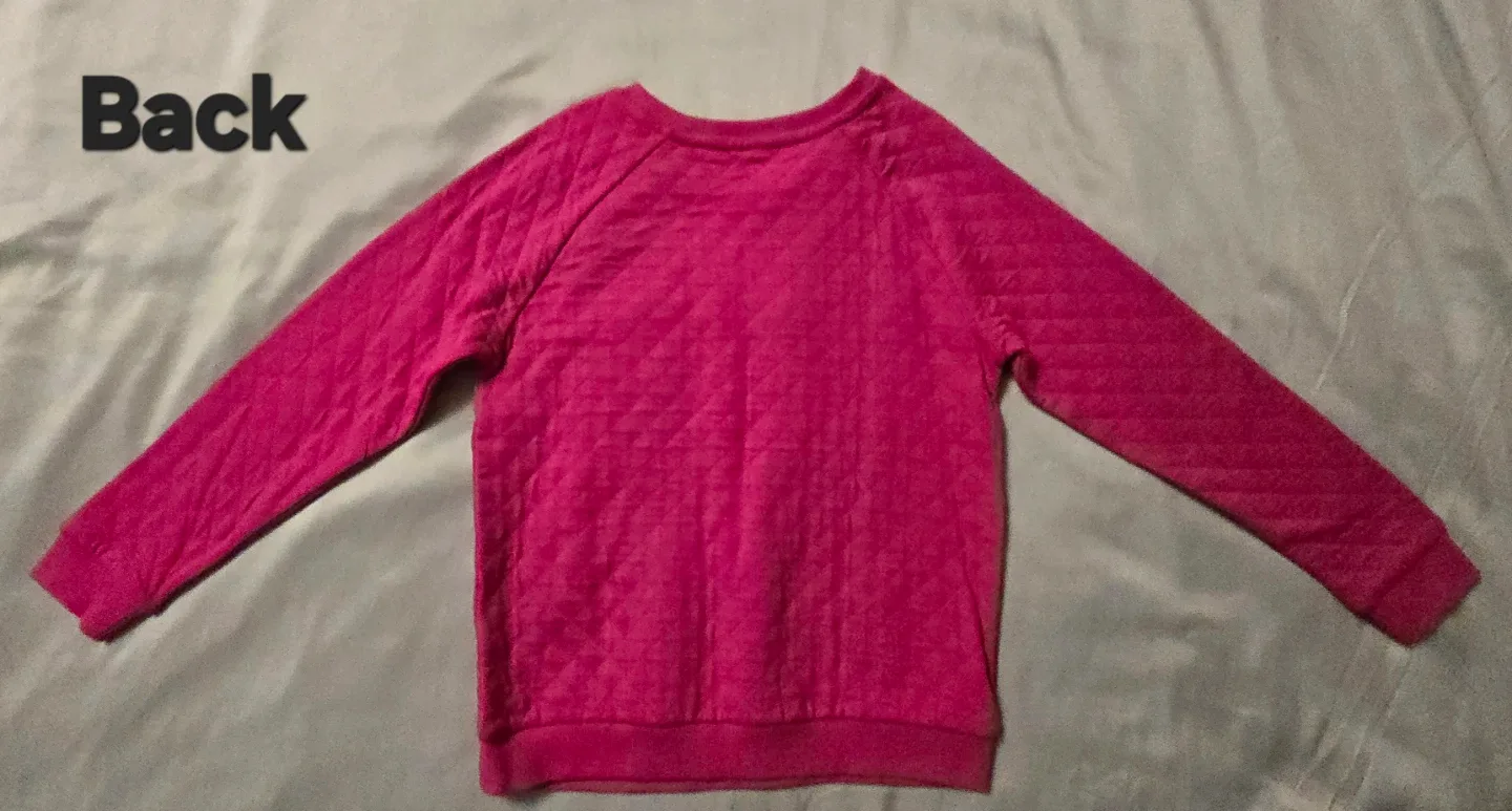 NEW! Gymboree Cat Face Quilted Pullover! - Size M (7-8) image indicator(5)