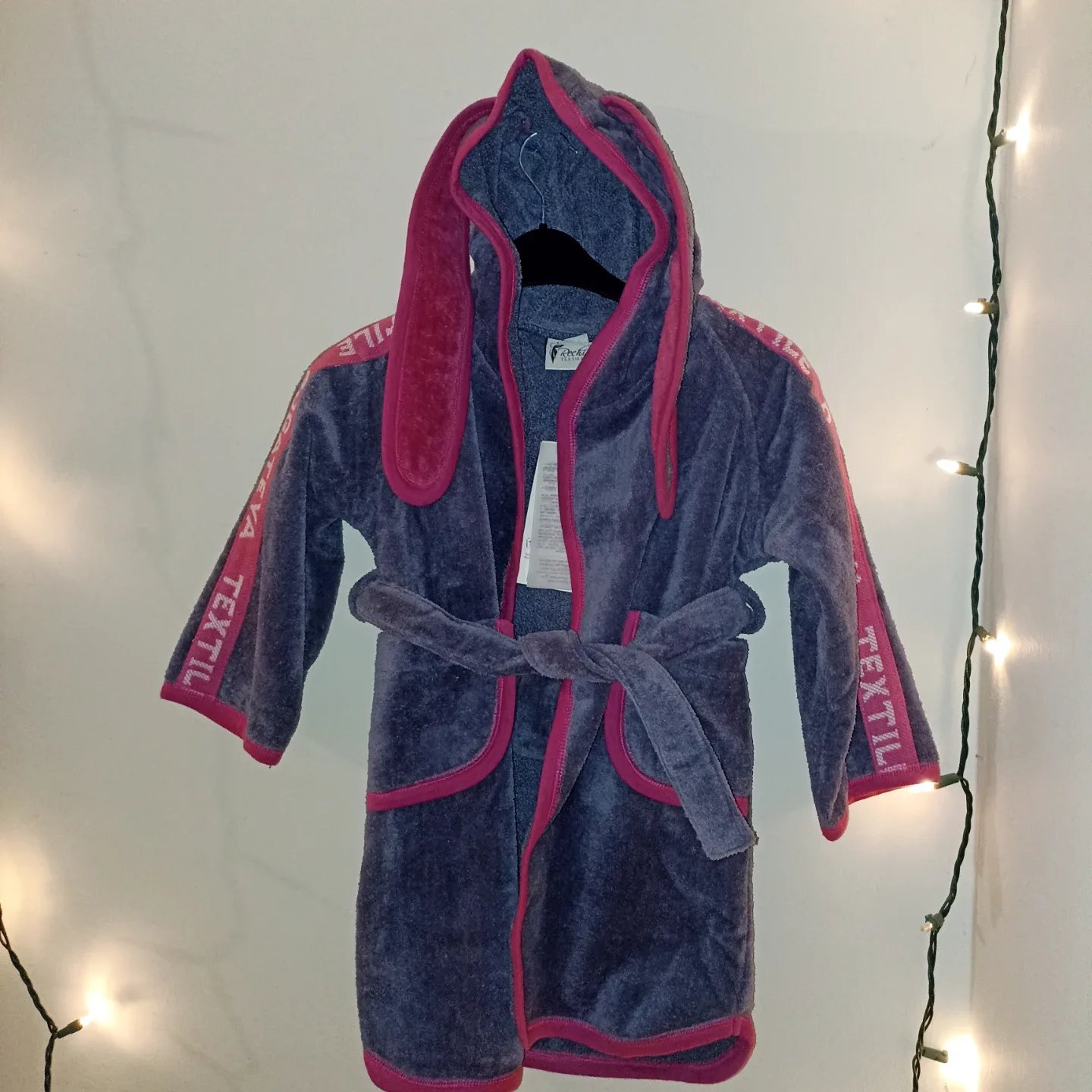 🎄Xmas Sale🎄 Bunny Hooded Bathrobe- 3-4years image indicator(2)