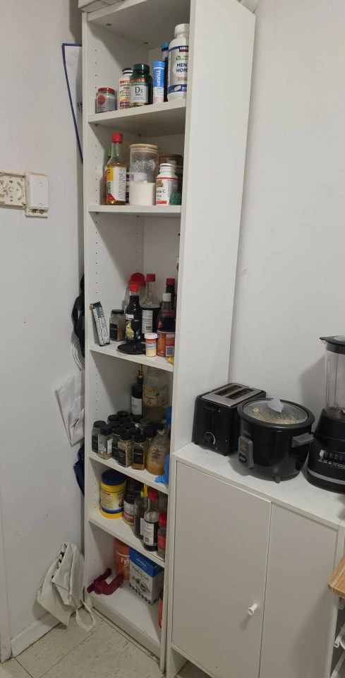 White Shelving Unit