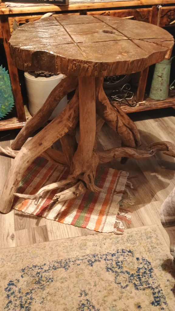 Unique Driftwood Accent Table