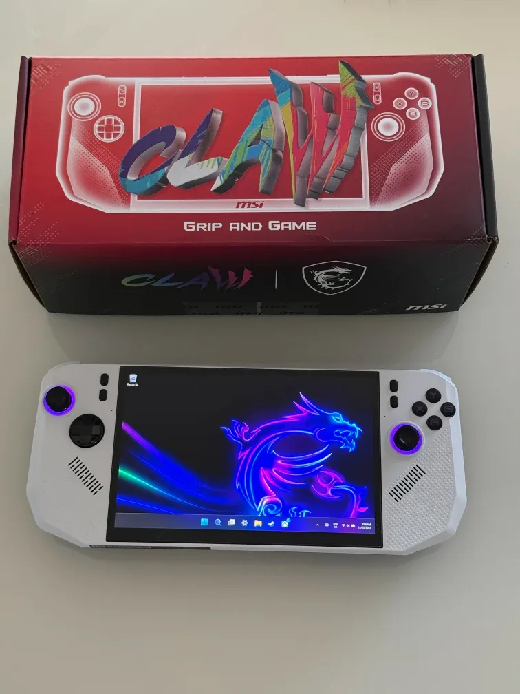 MSI Claw A8 Z2 Extreme Handheld Gaming PC - White