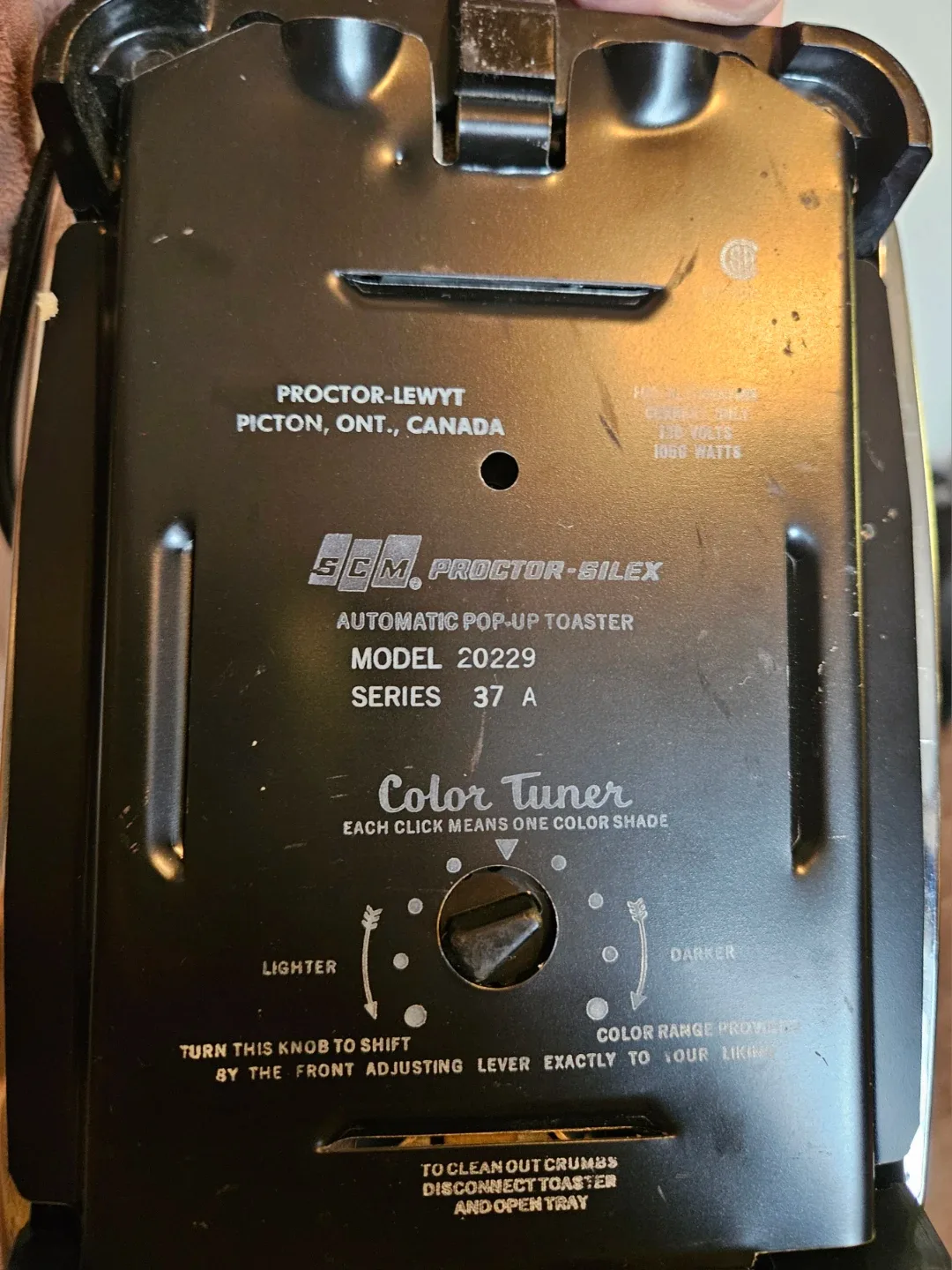 Proctor-Silex Automatic Pop-Up Toaster Model 20229 image indicator(5)