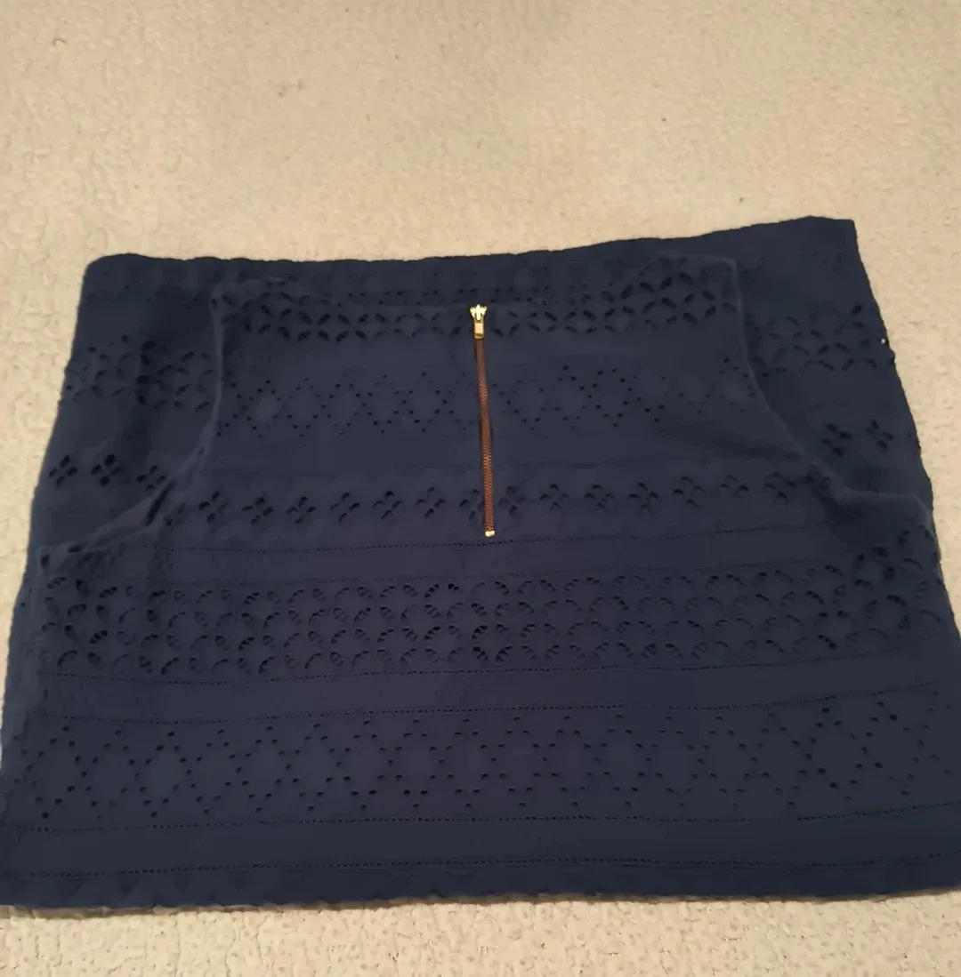 Heyton Navy Blue Sleeveless Dress - Size 10 image indicator(4)