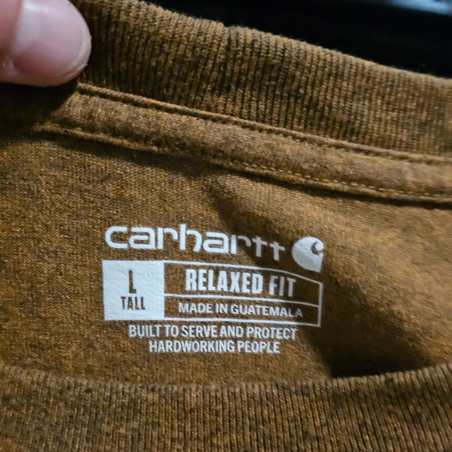 Carhartt Relaxed Fit Long Sleeve Shirt - L Tall image indicator(2)