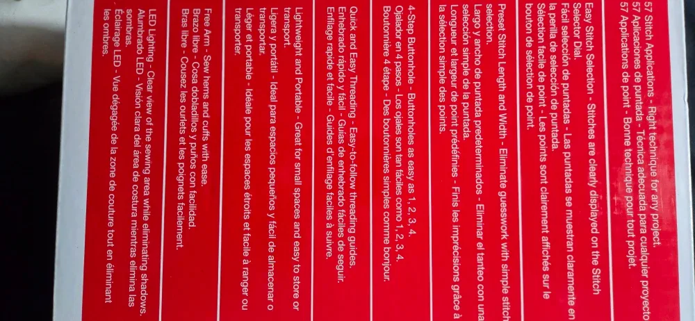 New Singer M1500 Sewing Machine