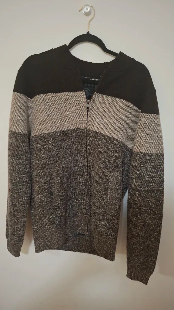 Structure Brown Full Zip Sweater image indicator(2)
