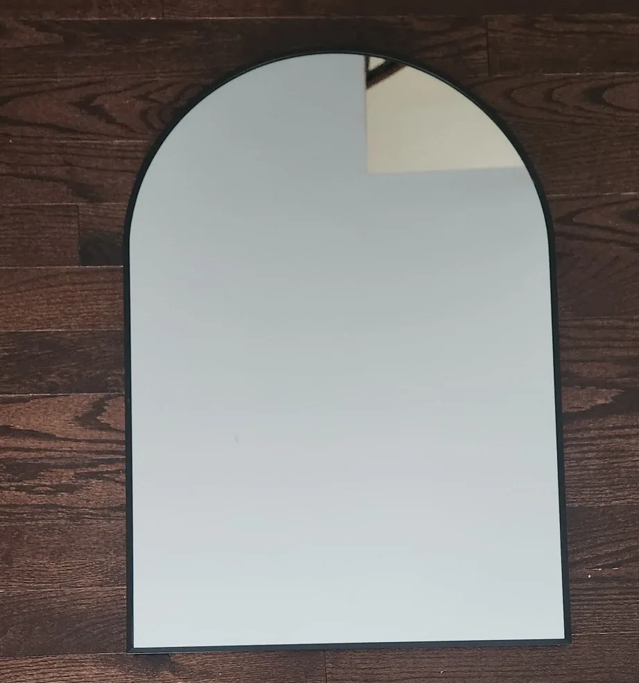 Arched Mirror, 20"x30" Black Bathroom Mirror(NEW) image indicator(5)