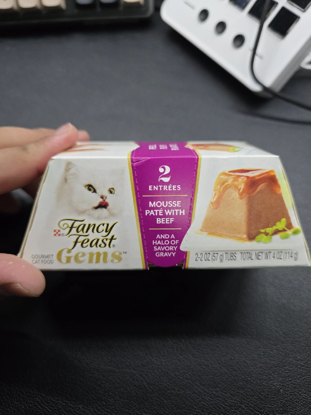 Fancy Feast Gems Mousse Paté with Beef Cat Food - photo 3