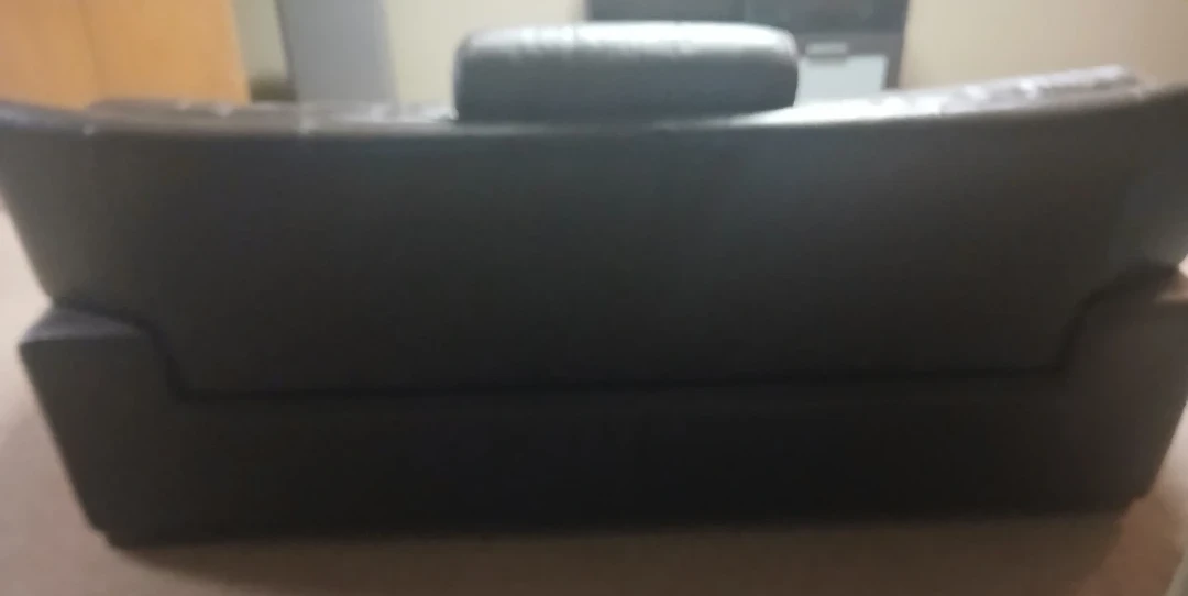 Brown Leather Sofa - photo 2