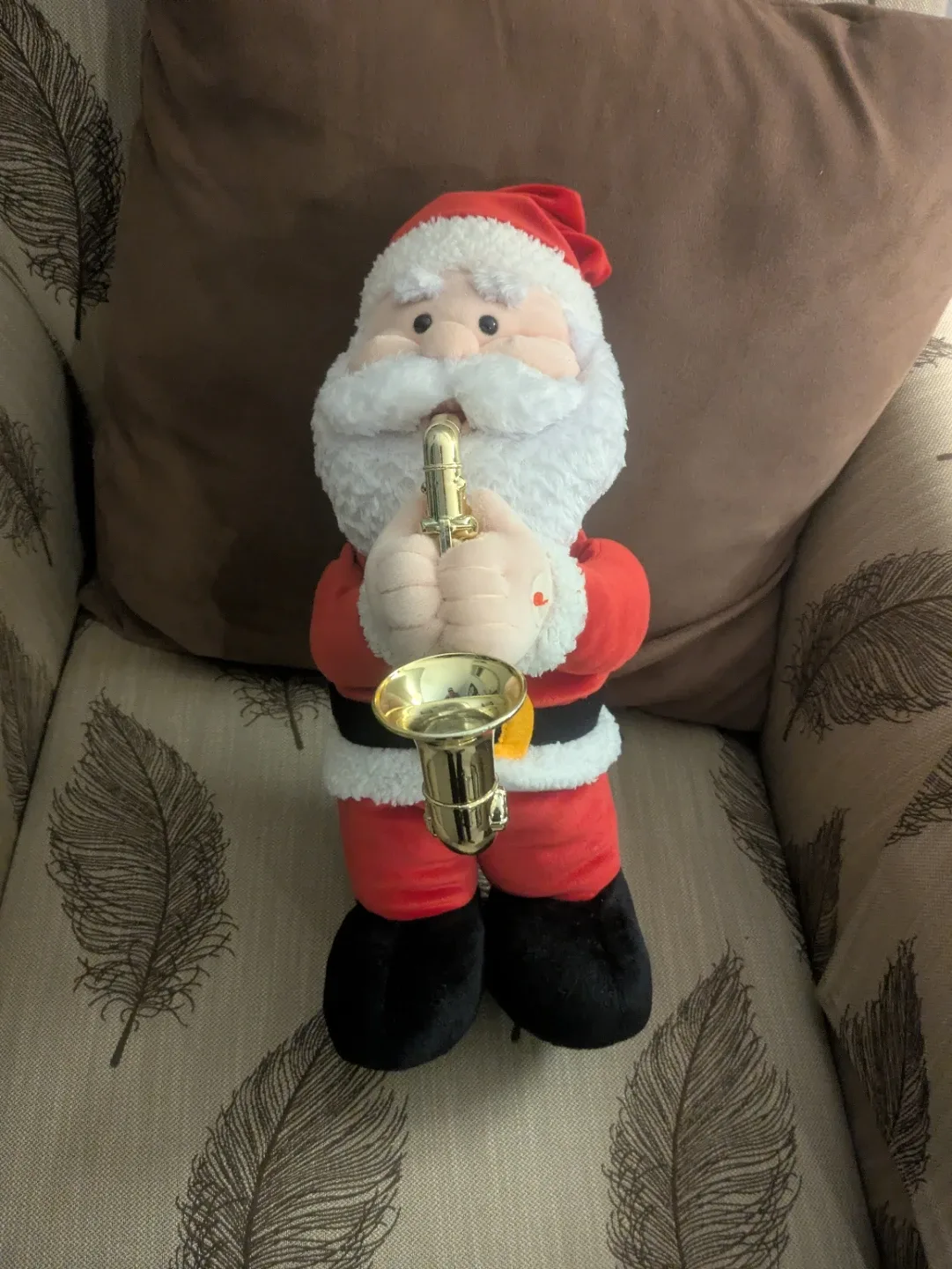 Santa Claus Saxophone Plush Toy