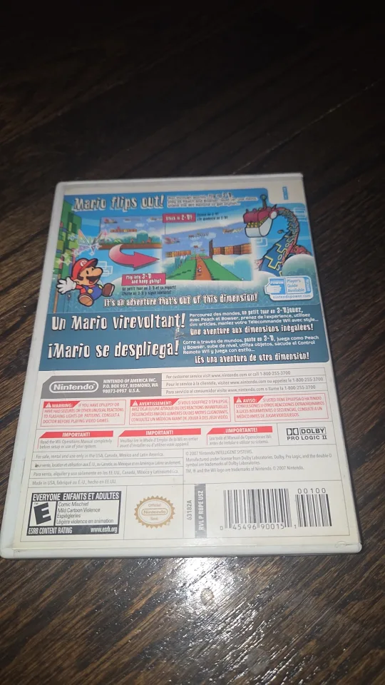 Super Paper Mario - Nintendo Wii Game image indicator(2)