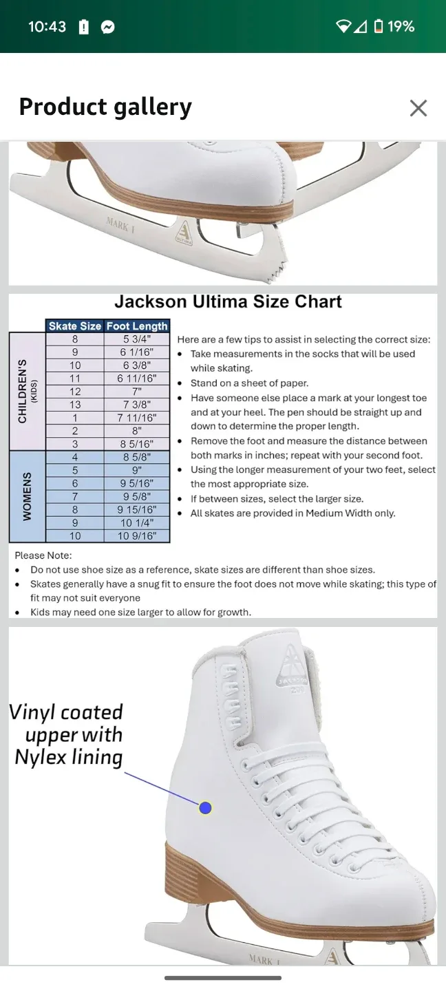 Jackson 200,Girls Figure Ice Skates_size 3 image indicator(9)