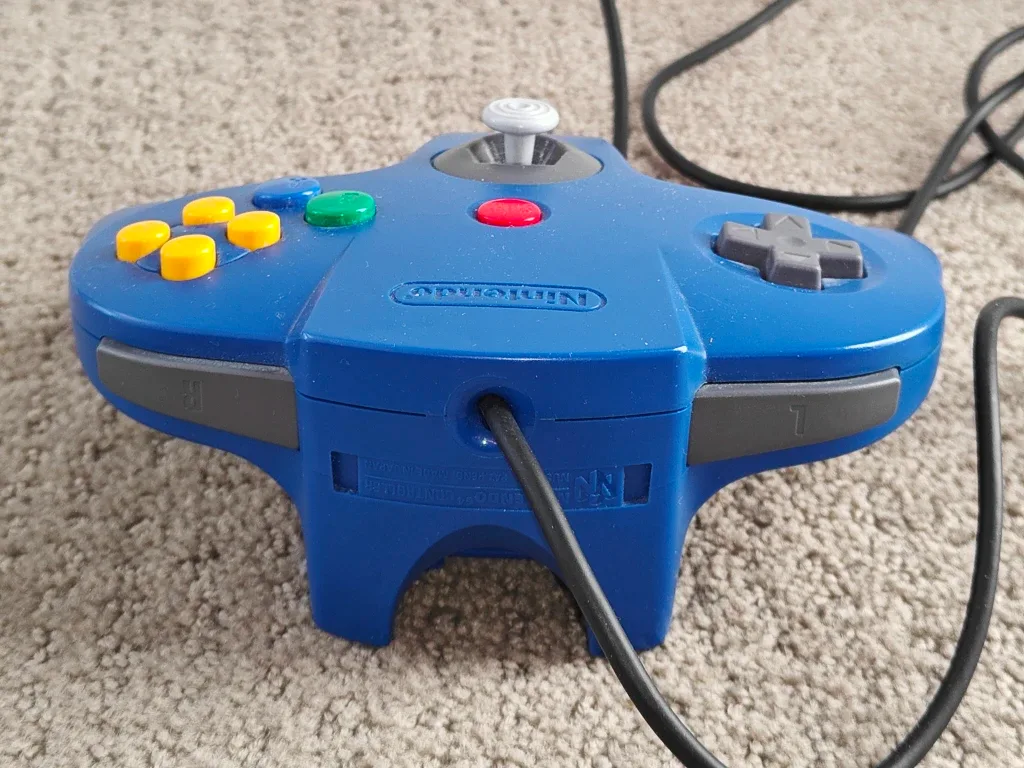 NUS-005 - OEM N64 Controller for Console - Nintendo 64 Blue image indicator(6)