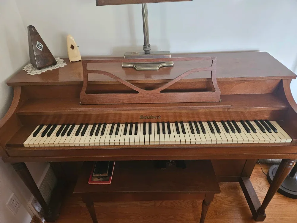 Schubert Upright Piano with Bench