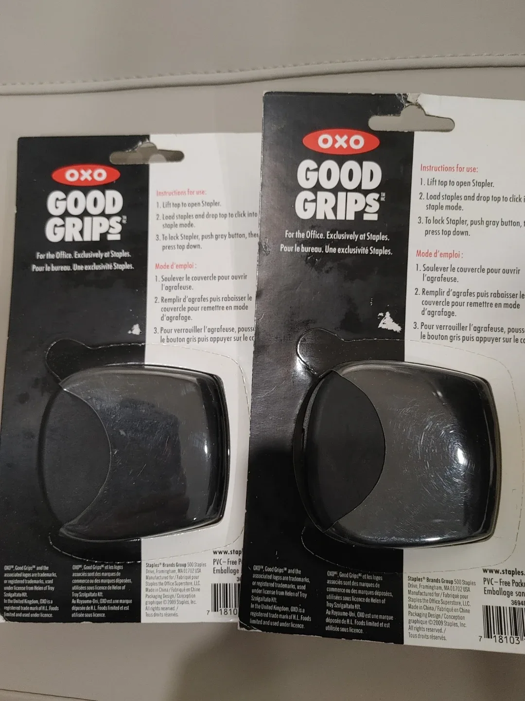 🥕TWO BRAND NEW OXO GOOD GRIPS STAPLER thumbnail