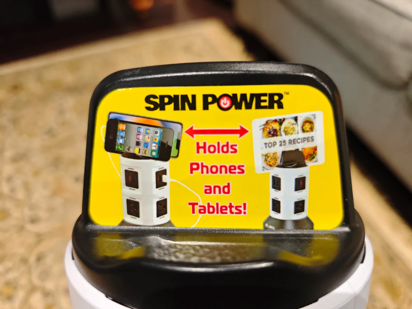 Bell+Howell Spin Power Rotating Outlet Tower image indicator(8)