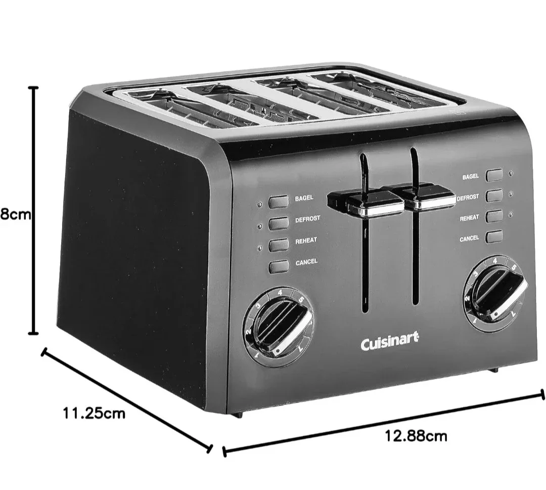 Cuisinart 4-Slice Toaster - Black