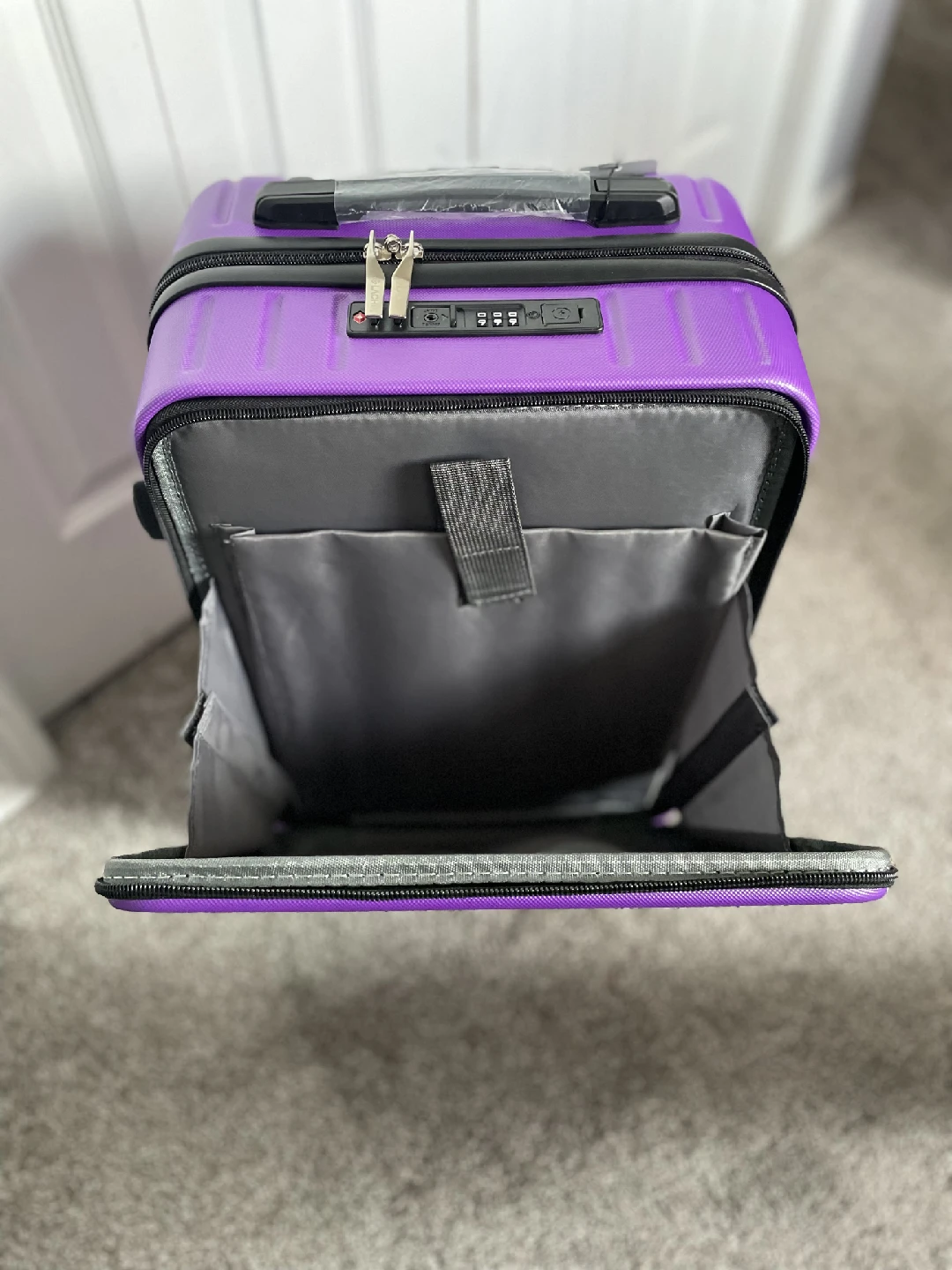 LACHIN  Purple Carry-On Suitcase - photo 3